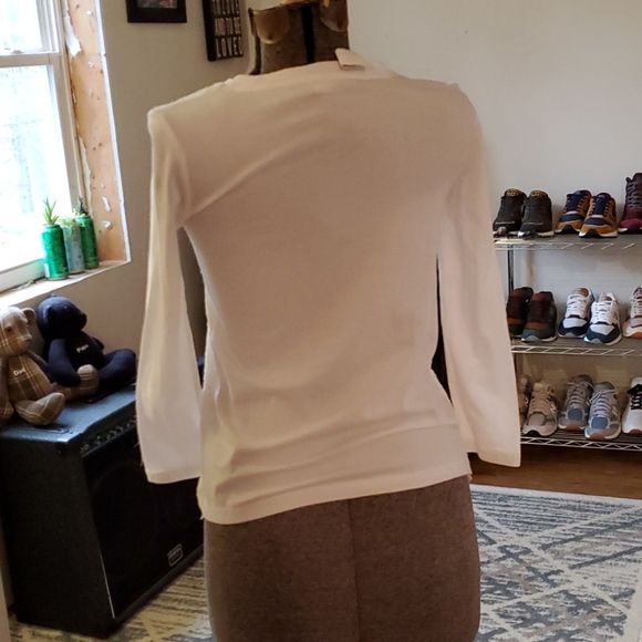 Jcrew 3/4 Sleeve Lace top - Picture 4 of 6